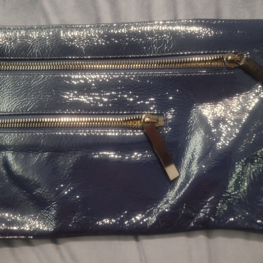 Hobo International Dark Blue Zippered Bag